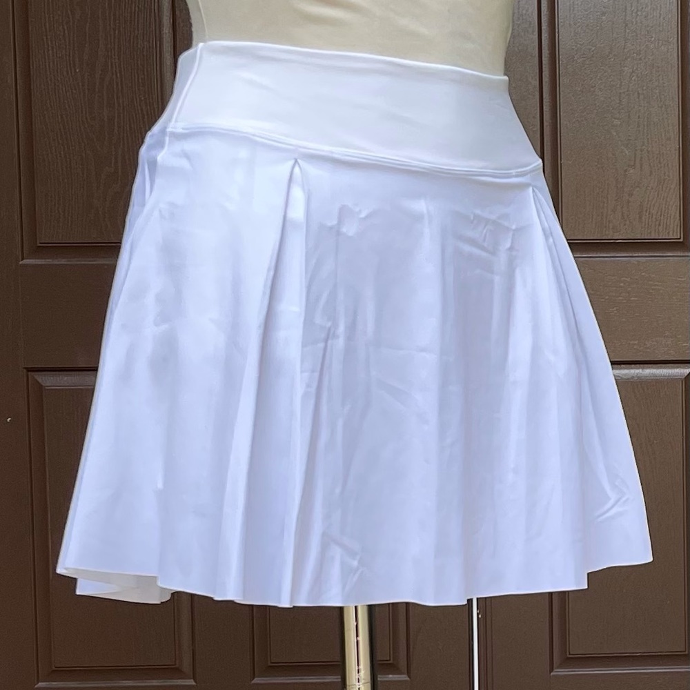 Nike Dri-Fit white tennis skirt